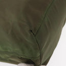 PRADA Shoulder Bag Nylon Khaki Silver Auth 143672-10