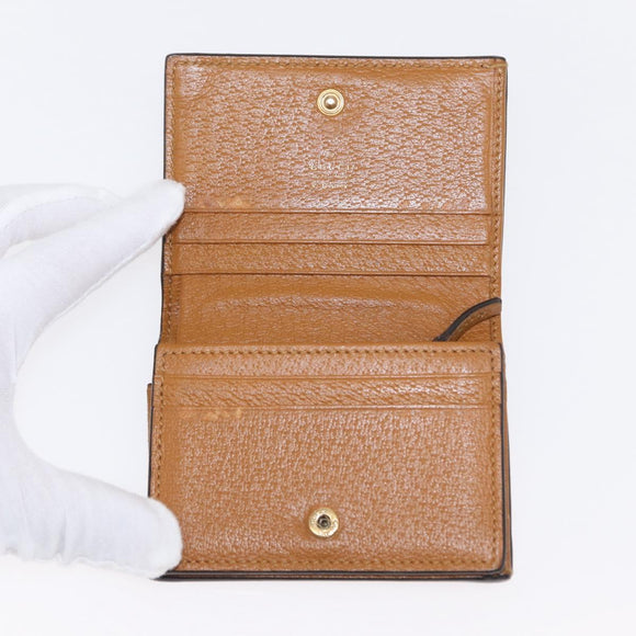 GUCCI Micro GG Supreme Bifold Wallet PVC GUCCIxDisney Beige 602534 Auth 143677