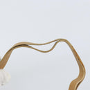 FENDI Zucchino Canvas Tote Bag Turquoise Blue Gold Auth 143679-8