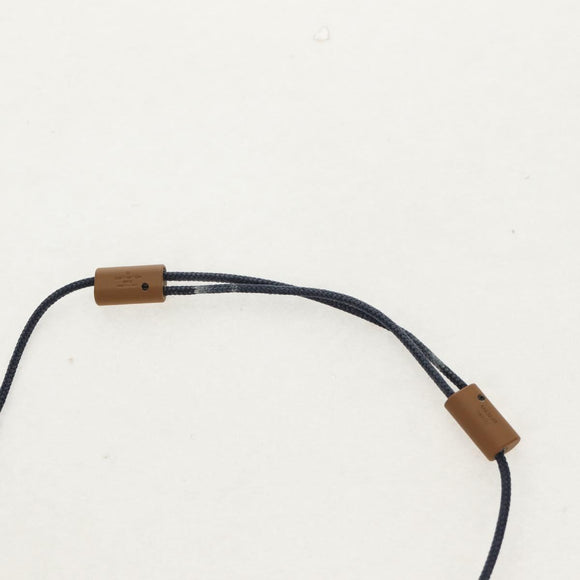 LOUIS VUITTON Collier Charms On The Go Necklace Enamel Navy M63648 Auth 143681AM