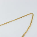 Christian Dior Honeycomb Canvas Chain Shoulder Bag PVC Beige Gold Auth 143712-8