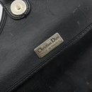 Christian Dior Shoulder Bag Leather Black Gold Auth 143713-18