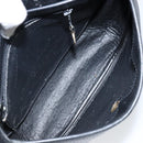 Christian Dior Shoulder Bag Leather Black Gold Auth 143713-11