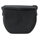 Christian Dior Shoulder Bag Leather Black Gold Auth 143713-2