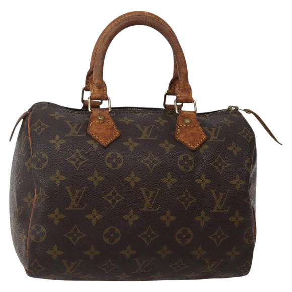 LOUIS VUITTON Monogram Speedy 25 Hand Bag M41528 LV Auth 143729