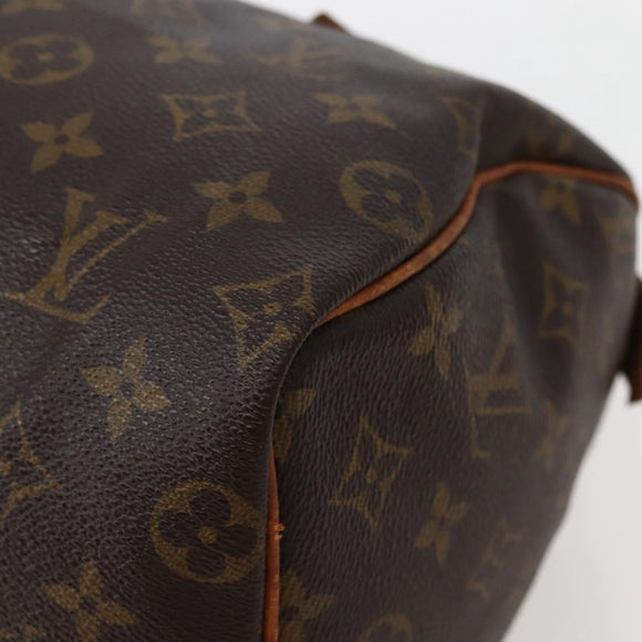 LOUIS VUITTON Monogram Speedy 25 Hand Bag M41528 LV Auth 143729