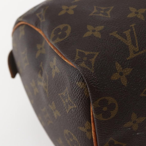 LOUIS VUITTON Monogram Speedy 25 Hand Bag M41528 LV Auth 143729