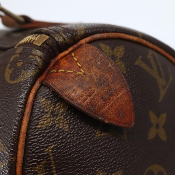 LOUIS VUITTON Monogram Speedy 25 Hand Bag M41528 LV Auth 143729