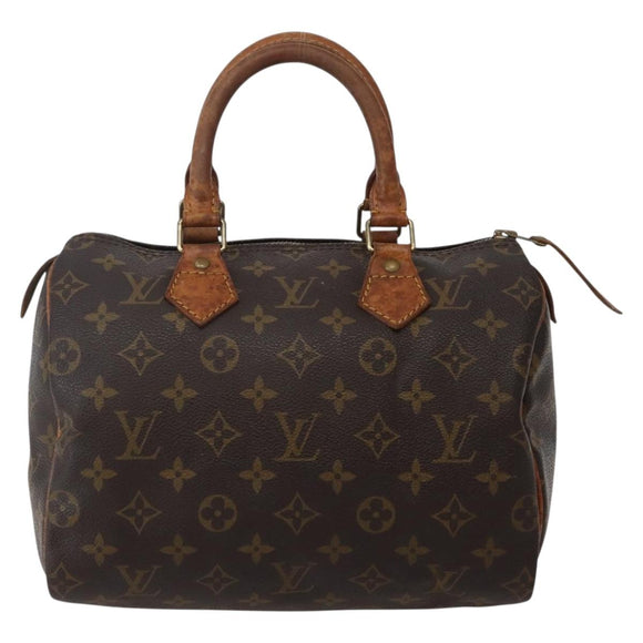 LOUIS VUITTON Monogram Speedy 25 Hand Bag M41528 LV Auth 143729
