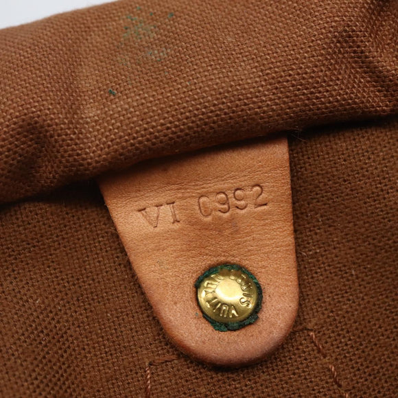 LOUIS VUITTON Monogram Speedy 25 Hand Bag M41528 LV Auth 143729