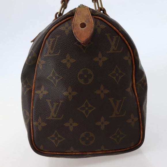 LOUIS VUITTON Monogram Speedy 25 Hand Bag M41528 LV Auth 143729