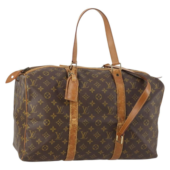 LOUIS VUITTON Monogram Sac Souple 45 Boston Bag Vintage M41624 LV Auth 143732