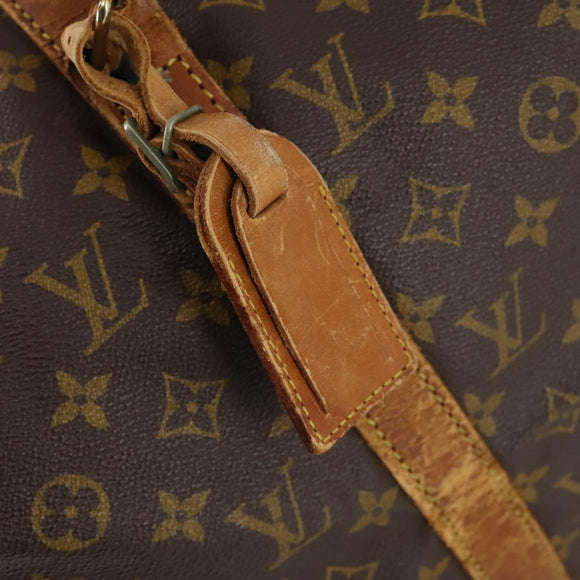 LOUIS VUITTON Monogram Sac Souple 45 Boston Bag Vintage M41624 LV Auth 143732