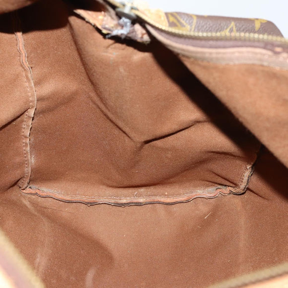 LOUIS VUITTON Monogram Sac Souple 45 Boston Bag Vintage M41624 LV Auth 143732