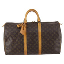 LOUIS VUITTON Monogram Keepall 50 Boston Bag M41426 LV Auth 143733-2