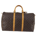LOUIS VUITTON Monogram Keepall 50 Boston Bag M41426 LV Auth 143733-3