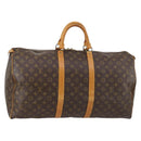 LOUIS VUITTON Monogram Keepall 55 Boston Bag M41424 LV Auth 143734-1