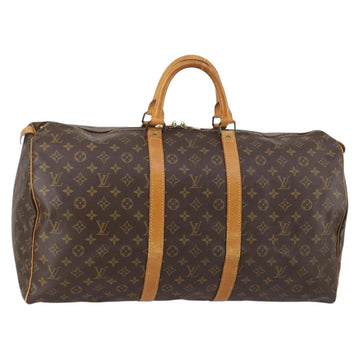 LOUIS VUITTON Monogram Keepall 55 Boston Bag M41424 LV Auth 143734