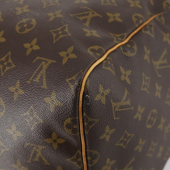 LOUIS VUITTON Monogram Keepall 55 Boston Bag M41424 LV Auth 143734