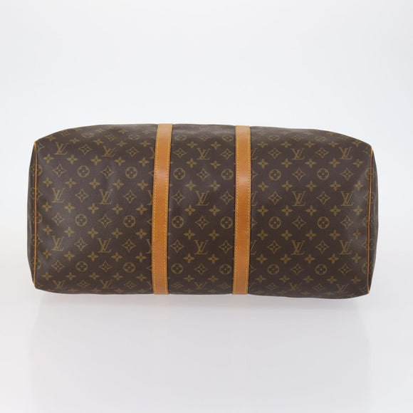 LOUIS VUITTON Monogram Keepall 55 Boston Bag M41424 LV Auth 143734