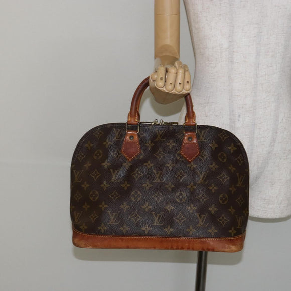 LOUIS VUITTON Monogram Alma Hand Bag M51130 LV Auth 143738