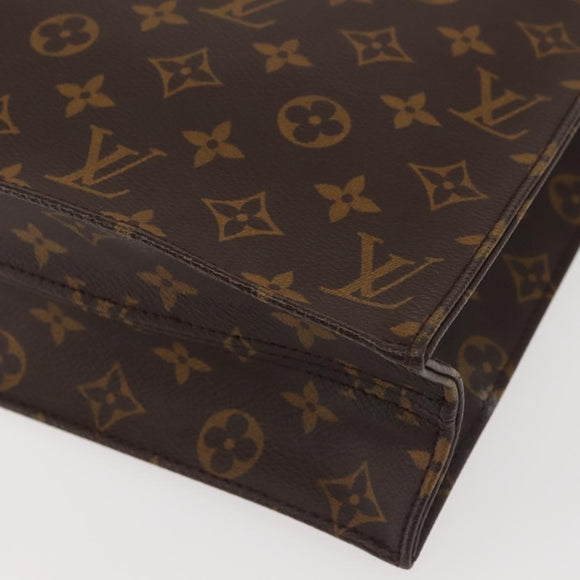 LOUIS VUITTON Monogram Sac Plat Hand Bag M51140 LV Auth 143740