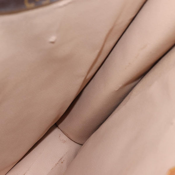 LOUIS VUITTON Monogram Sac Plat Hand Bag M51140 LV Auth 143740