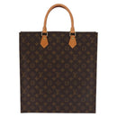 LOUIS VUITTON Monogram Sac Plat Hand Bag M51140 LV Auth 143740-13