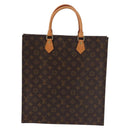 LOUIS VUITTON Monogram Sac Plat Hand Bag M51140 LV Auth 143740-2