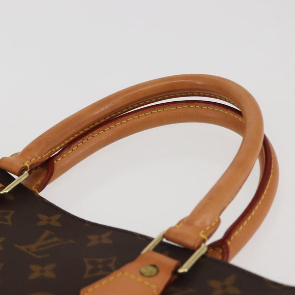 LOUIS VUITTON Monogram Sac Plat Hand Bag M51140 LV Auth 143740