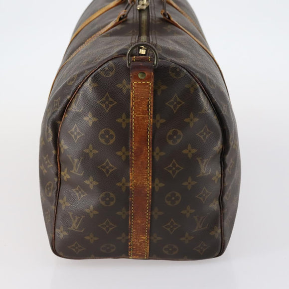 LOUIS VUITTON Monogram Keepall Bandouliere 50 Boston Bag M41416 LV Auth 143742