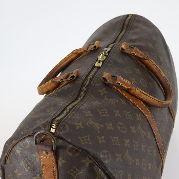 LOUIS VUITTON Monogram Keepall Bandouliere 50 Boston Bag M41416 LV Auth 143742