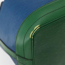 LOUIS VUITTON Epi Noe Shoulder Bag Bicolor Green Blue M44044 LV Auth 143746-14