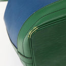 LOUIS VUITTON Epi Noe Shoulder Bag Bicolor Green Blue M44044 LV Auth 143746-16