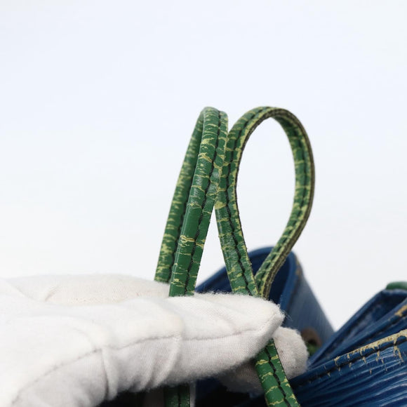 LOUIS VUITTON Epi Noe Shoulder Bag Bicolor Green Blue M44044 LV Auth 143746