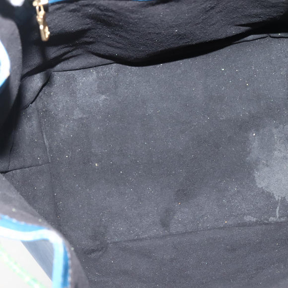 LOUIS VUITTON Epi Noe Shoulder Bag Bicolor Green Blue M44044 LV Auth 143746