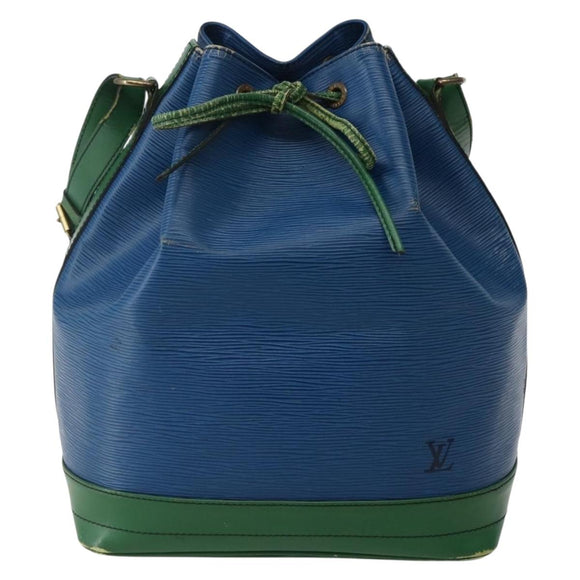 LOUIS VUITTON Epi Noe Shoulder Bag Bicolor Green Blue M44044 LV Auth 143746