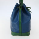 LOUIS VUITTON Epi Noe Shoulder Bag Bicolor Green Blue M44044 LV Auth 143746-3