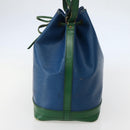 LOUIS VUITTON Epi Noe Shoulder Bag Bicolor Green Blue M44044 LV Auth 143746-4