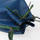 LOUIS VUITTON Epi Noe Shoulder Bag Bicolor Green Blue M44044 LV Auth 143746-6