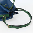 LOUIS VUITTON Epi Noe Shoulder Bag Bicolor Green Blue M44044 LV Auth 143746-7