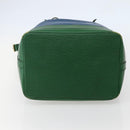 LOUIS VUITTON Epi Noe Shoulder Bag Bicolor Green Blue M44044 LV Auth 143746-5