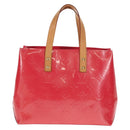 LOUIS VUITTON Monogram Vernis Reade PM Hand Bag Fran Boise M9132F Auth 143751V-13