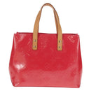 LOUIS VUITTON Monogram Vernis Reade PM Hand Bag Fran Boise M9132F Auth 143751V-2