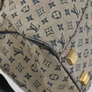 LOUIS VUITTON Monogram Mini Josephine PM Hand Bag Blue M92049 LV Auth 143753-17