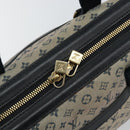 LOUIS VUITTON Monogram Mini Josephine PM Hand Bag Blue M92049 LV Auth 143753-18