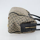 LOUIS VUITTON Monogram Mini Josephine PM Hand Bag Blue M92049 LV Auth 143753-3