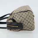 LOUIS VUITTON Monogram Mini Josephine PM Hand Bag Blue M92049 LV Auth 143753-4