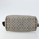 LOUIS VUITTON Monogram Mini Josephine PM Hand Bag Blue M92049 LV Auth 143753-5