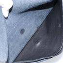 Christian Dior Clutch Bag Leather Black Gold Auth 143761-11